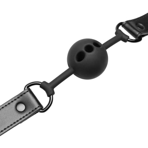 Breathable Silicone Ball Gag by Easytoys - Bondage Gags and Bits