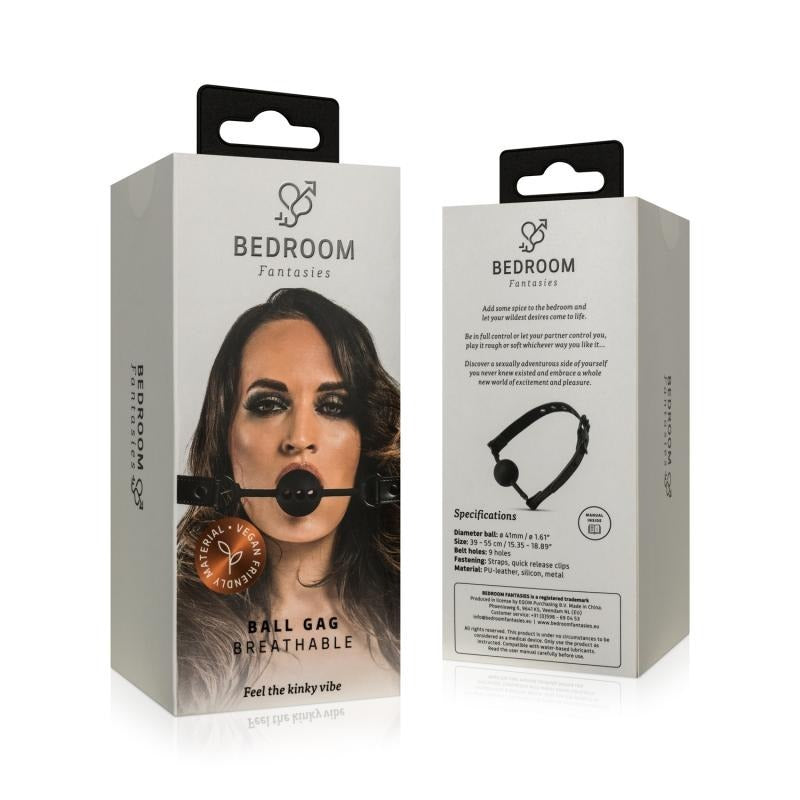 Breathable Silicone Ball Gag by Easytoys - Bondage Gags and Bits