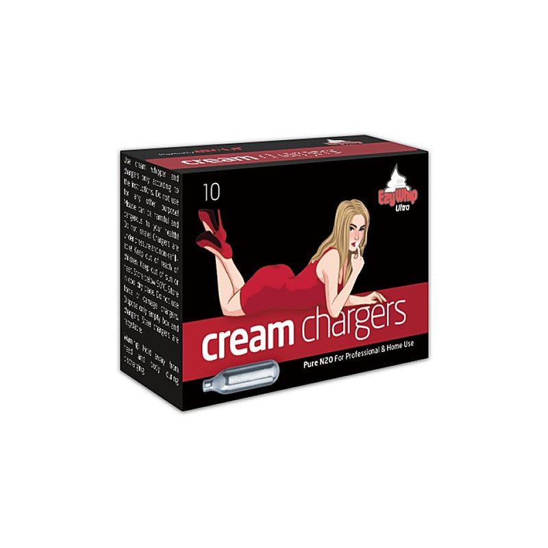 Ezywhip Ultra Cream 8g N2O Chargers by Best Whip - Massage Oils and Lubricants
