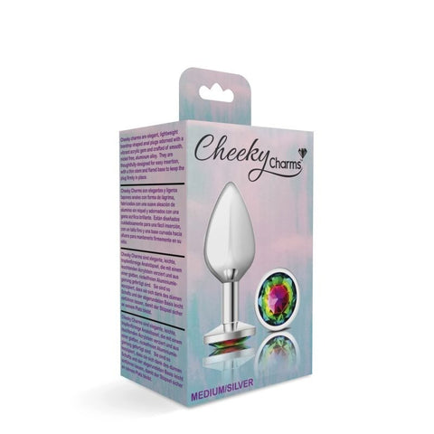 Cheeky Charms Round Butt Plug w/ Jewel by Viben - Butt Plugs