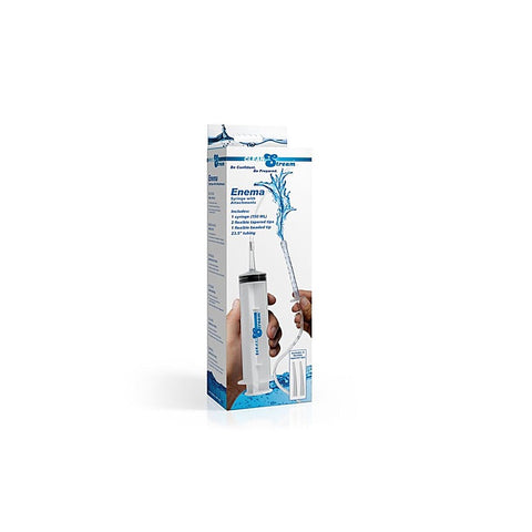 CleanStream Enema Syringe With Attachments by XR Brands - Enemas and Douches