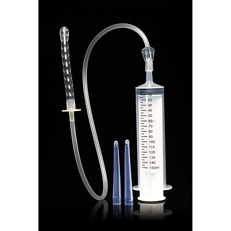 Enema Syringe With Attachments by XR Brands - Enemas and Douches