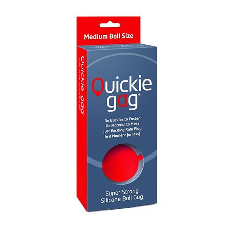 Creative Conceptions Quickie BDSM Play Gag Medium Ball - Bondage Gags and Bits