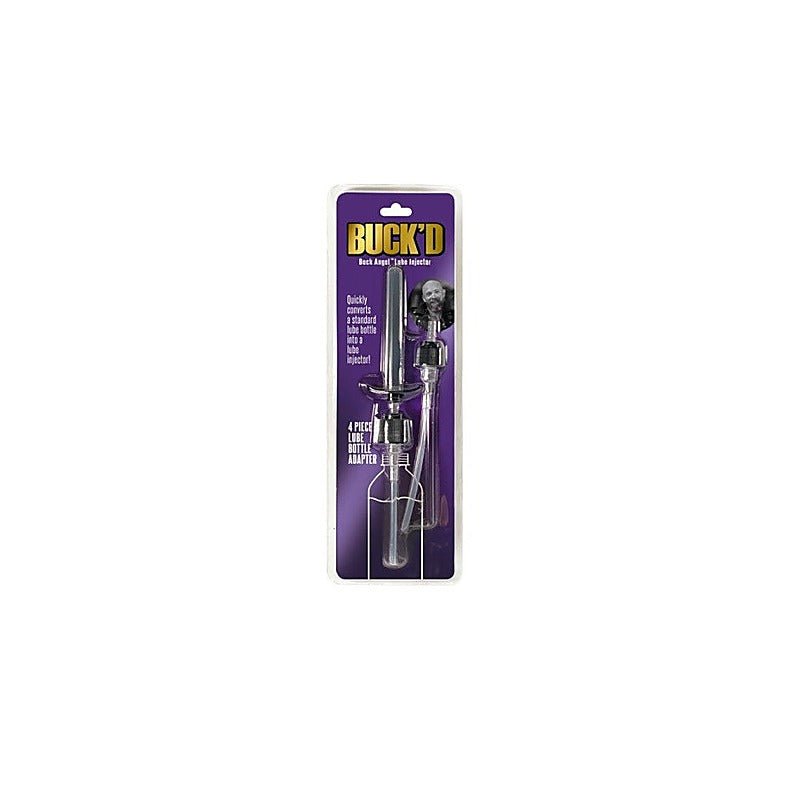 Demon Kat Buckd Lube Injector 4 Piece Bottle Adapter - Massage Oils and Lubricants
