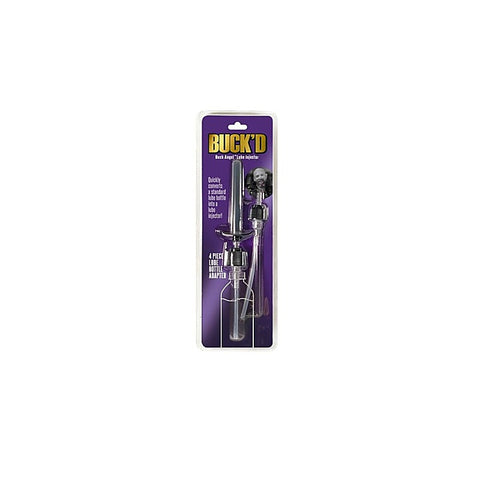 Demon Kat Buckd Lube Injector 4 Piece Bottle Adapter - Massage Oils and Lubricants