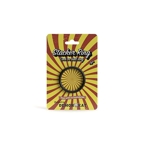 Stacker Stretchy Silicone Cock Ring by Demon Kat - Stretchy Cock Rings