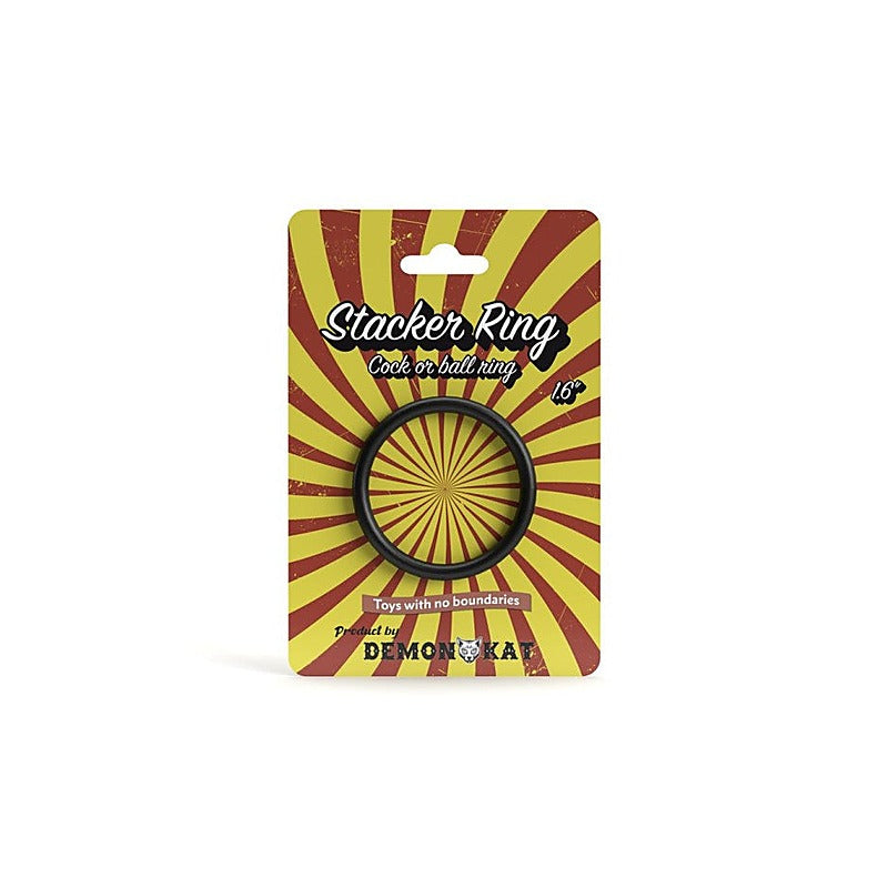 Stacker Stretchy Silicone Cock Ring by Demon Kat - Stretchy Cock Rings