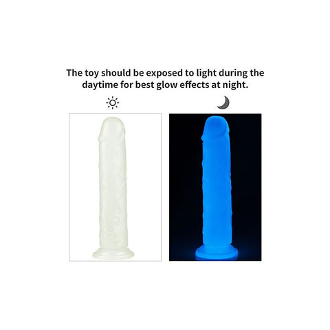 Lumino Play Suction Cup Realistic Dildo 8 Inch by Lovetoy - Realistic Dildos