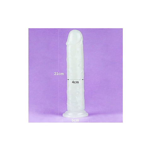 Lumino Play Suction Cup Realistic Dildo 8 Inch by Lovetoy - Realistic Dildos