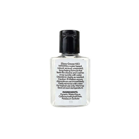 H2O MAXXX Water Based Lubricant Gel by Elbow Grease - Water Based Lubes