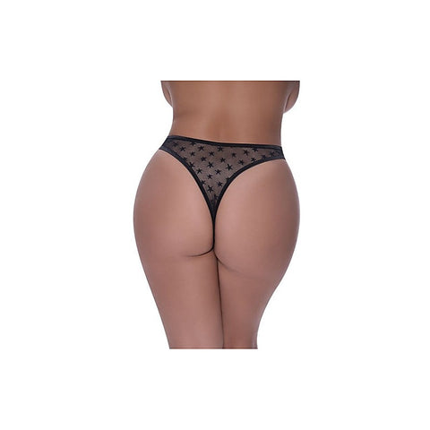 High Waist Micro Star Womens Thong by Magic Silk - G-Strings, Panties and Shorts