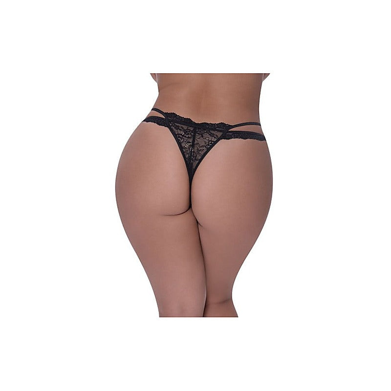 Exposed Lingerie Peek-A-Boo Cheeky G-String Panty - G-Strings, Panties and Shorts