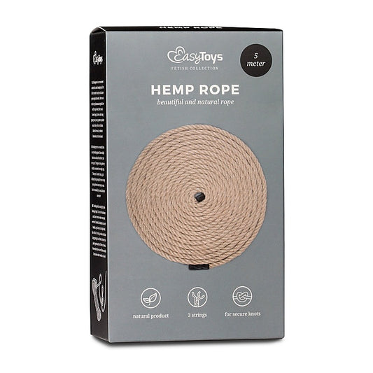 Fetish Collection Bondage Hemp Rope by Easytoys - Cuffs And Restraints