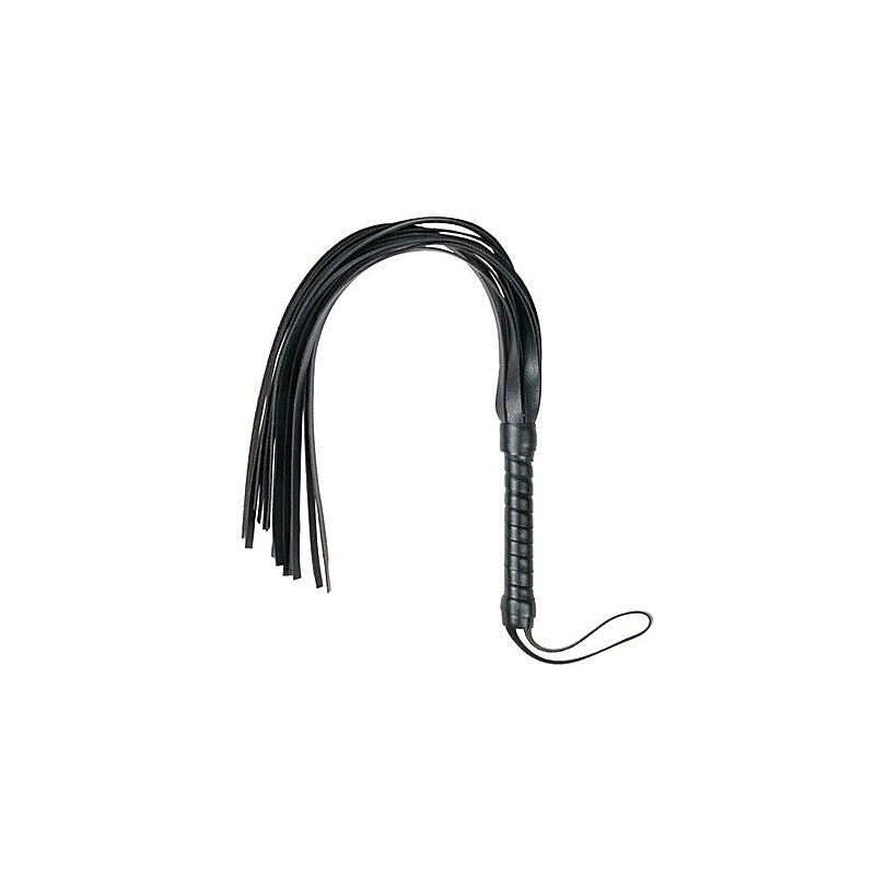 Leather Flogger Bondage Whip by Easytoys - Whips And Crops