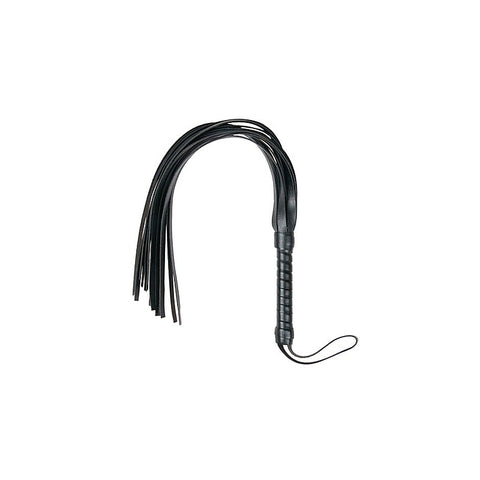 Leather Flogger Bondage Whip by Easytoys - Whips And Crops