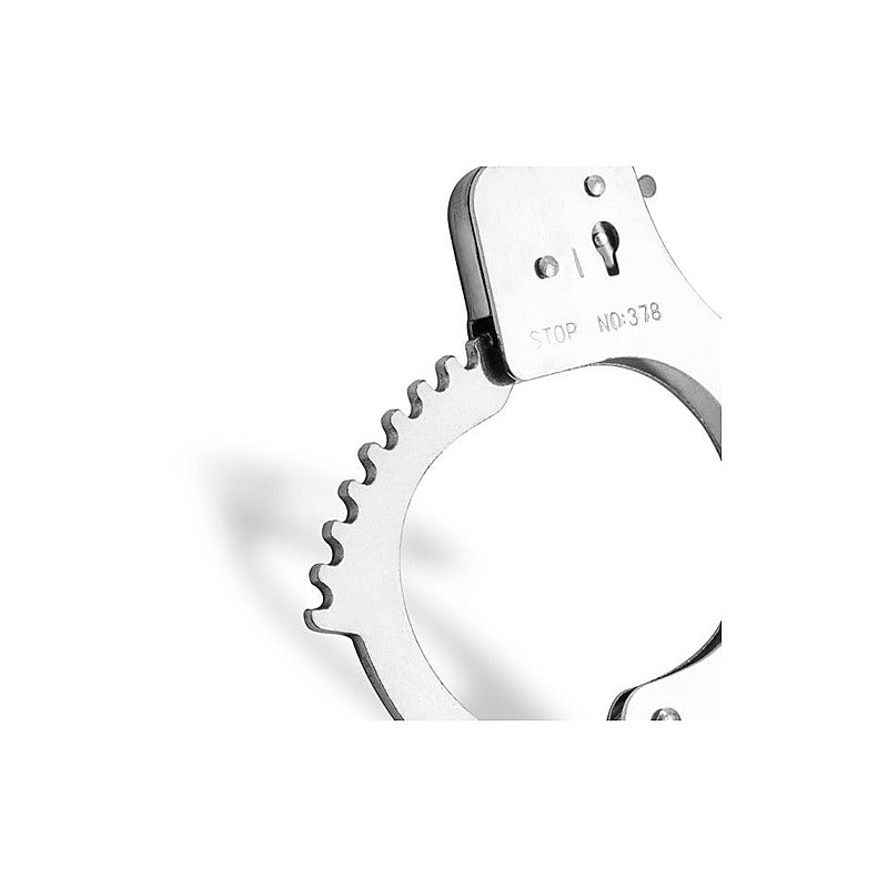 Classic Metal Hand Cuffs Silver by Easytoys - Cuffs And Restraints
