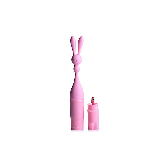 Frisky Bunny Rocket Multi Function Silicone Vibrator - Personal Massagers