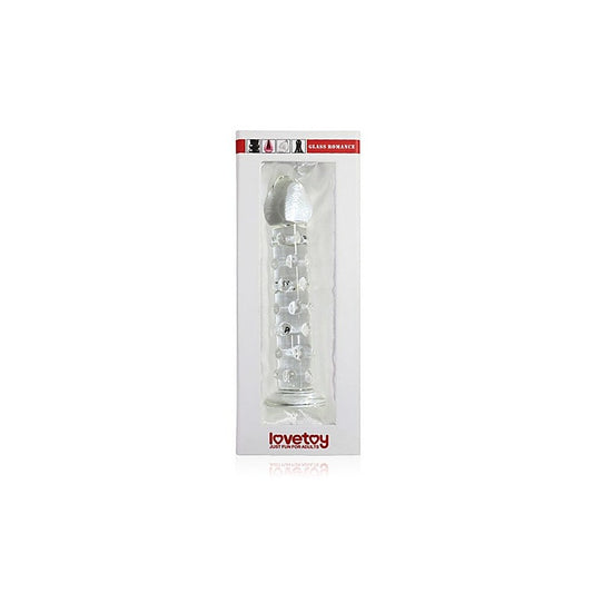 Glass Romance 2 Glass Dildo 7 Inch Clear - Glass Sex Toys