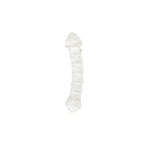 Glass Romance 5 Glass Dildo 7 Inch Clear - Glass Sex Toys