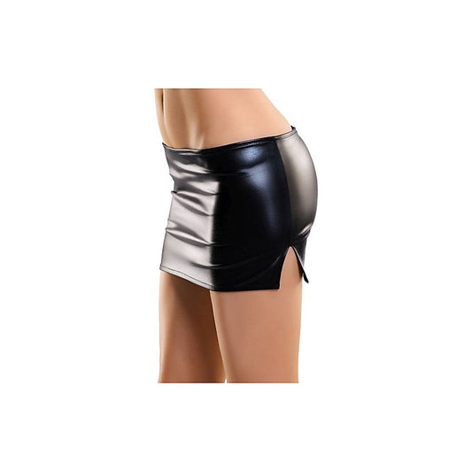 Glossy Wetlook Camren Womens Mini Skirt - Her Fetish