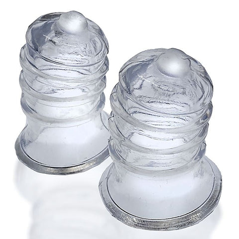 Hunkyjunk ELONG Wide Base TPR Nipsucker - Nipple and Clit Clamps