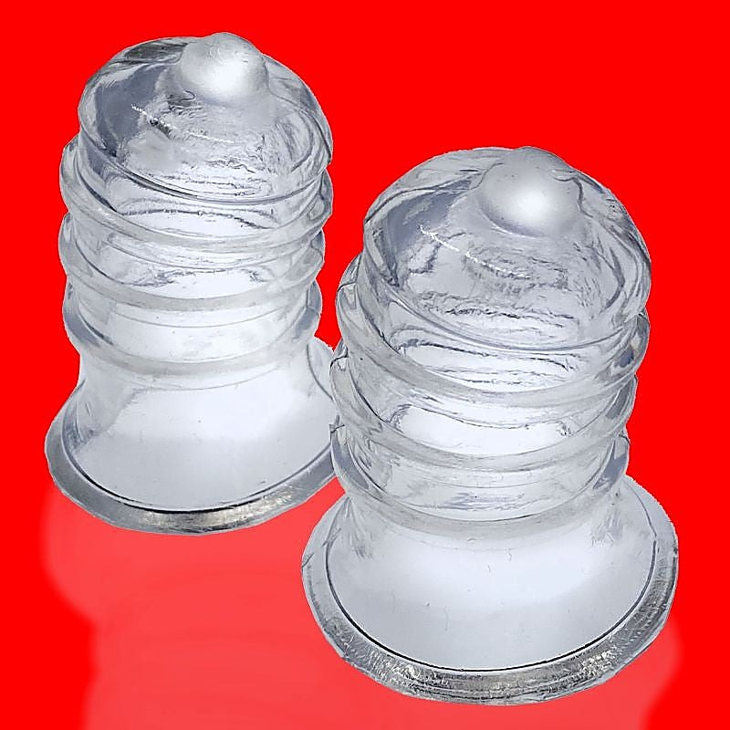 Hunkyjunk ELONG Wide Base TPR Nipsucker - Nipple and Clit Clamps