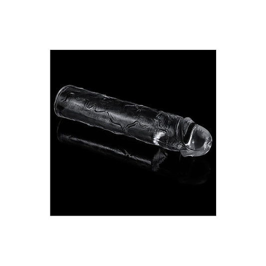Lovetoy Clear Penis Extender Sleeve Plus 2 Inch - Penis Sleeves and Extenders