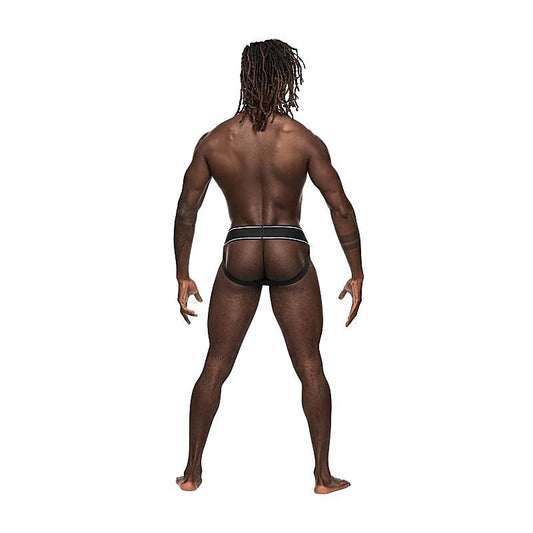 Male Power Modal Rib Mens Jock White - Jocks and G-Strings
