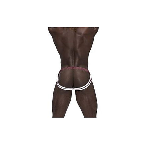 Male Power Sport Mesh Mens Jock Burgundy - Jocks and G-Strings
