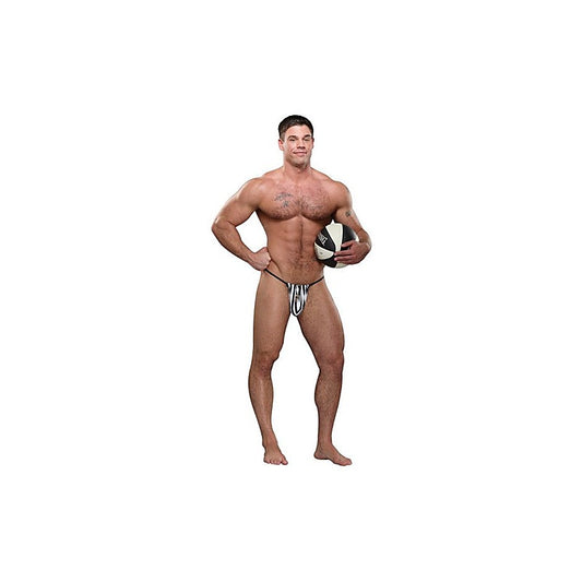 Male Power Referee Novelty G String Mens Underwear Black - Jocks and G-Strings