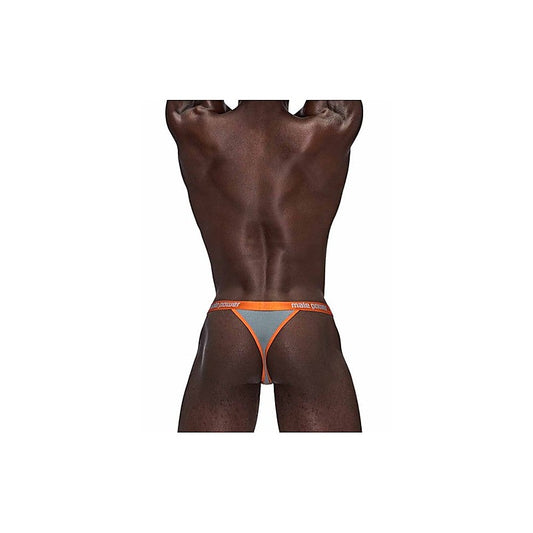 Male Power Casanova Uplift Stretchy Micro Mens Thong Grey - Mens Briefs And Boxers