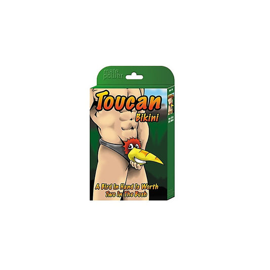 Male Power Novelty Toucan Bikini Mens Underwear Black - Party Gifts and Novelties