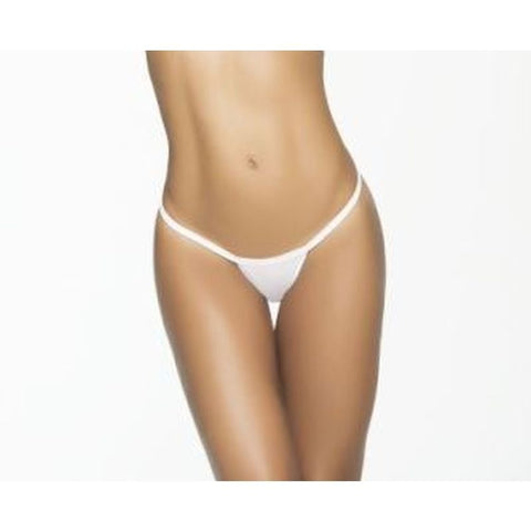 Y Back Thong Panties White by Mapale - G-Strings, Panties and Shorts