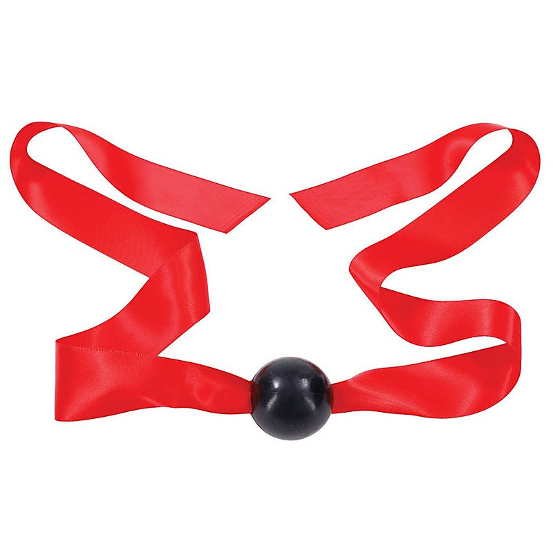 Premium Amor Satin Ball Gag by Sportsheets - Bondage Gags and Bits