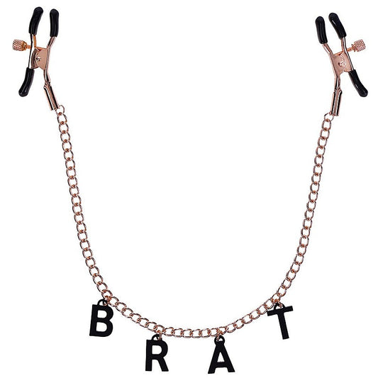 S&M Brat Charmed Nipple Clamps