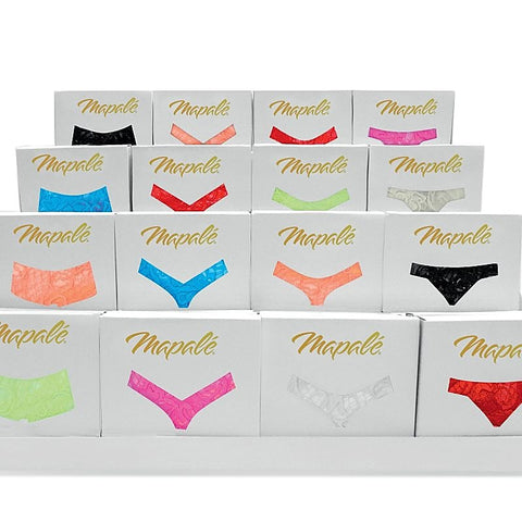 Premium Lace V Back Sexy Thong by Mapale - G-Strings, Panties and Shorts
