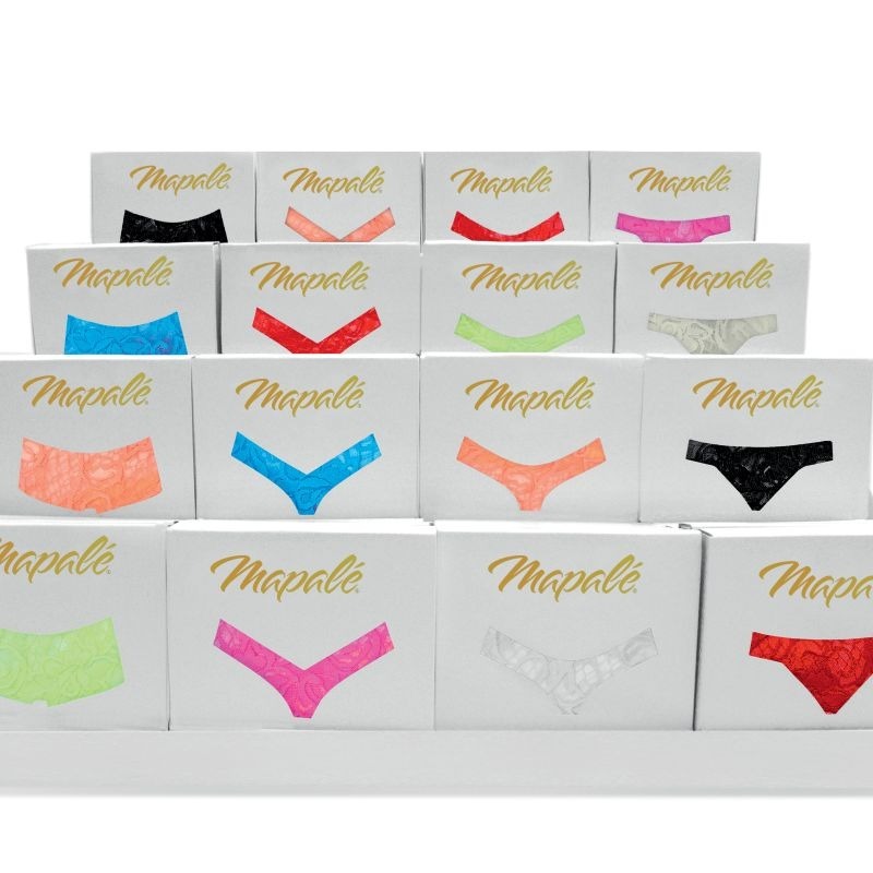 Peekaboo Crotchless Thong Panties Turquoise by Mapale - G-Strings, Panties and Shorts