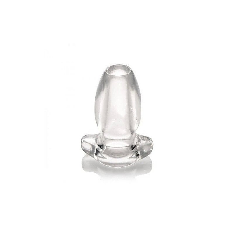 Master Series PeepHole Clear Hollow Anal Plug Small - Butt Plugs