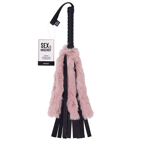 S&M Brat Faux Fur Flogger