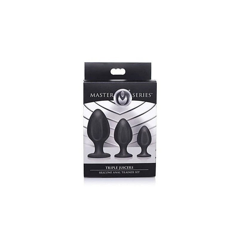Master Series Triple Juicers Silicone Anal Plug Set - Butt Plugs