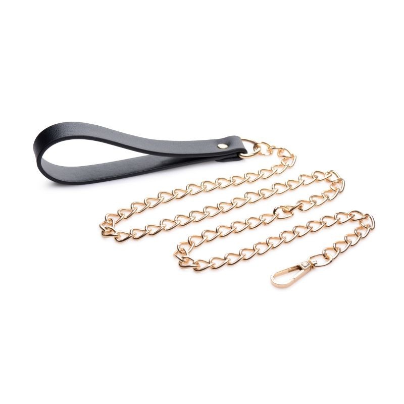 Leashed Lover Chain Leash Collar by XR Brands - Collars and Leads