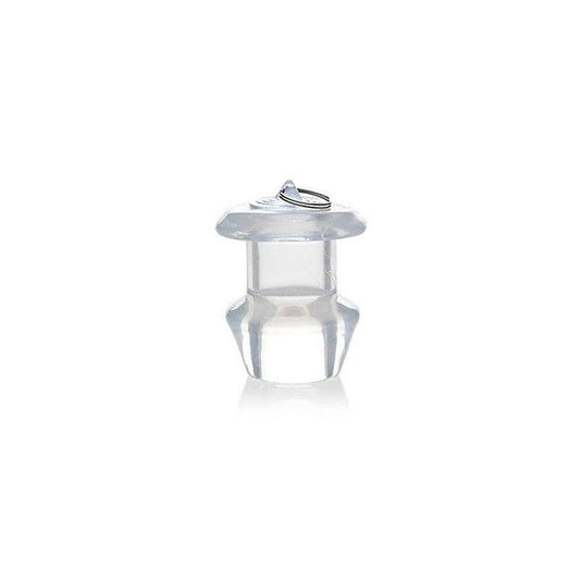 Master Series Ass Bung Clear Hollow Anal Dilator 3 Inch Medium - Butt Plugs