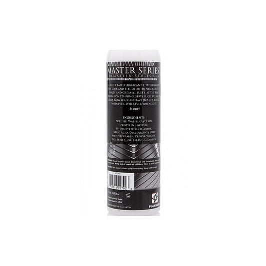 Master Series Jizz Water-Based Lubricant by XR Brands - Water Based Lubes
