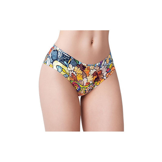 Mememe Lingerie Psychotropical Trash Womens Thong - G-Strings, Panties and Shorts