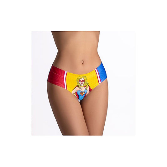 Mememe Lingerie Comics Wonder Girl Slip Womens Pantie - G-Strings, Panties and Shorts