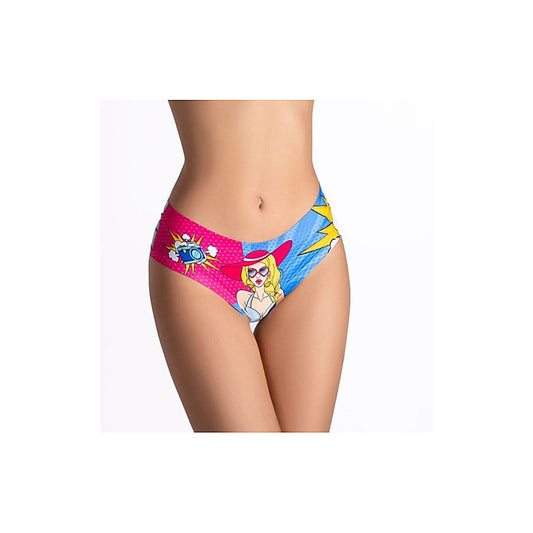 Mememe Lingerie Comics Beach Girl Slip Sexy Panties - G-Strings, Panties and Shorts