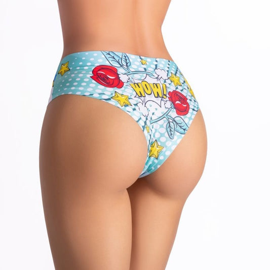 Comics Beach Girl Slip Sexy Panties by Mememe Lingerie - G-Strings, Panties and Shorts