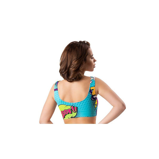 Mememe Lingerie Comics Oh Womens Crop Top - Bras and Bra Sets