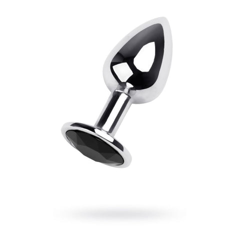 Metal Anal Plug w/ Gem by ToyFa - Butt Plugs