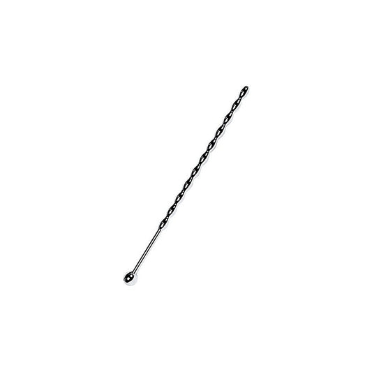Metal Silver Metal Braided Male Urethral Sound - Urethral Sounds